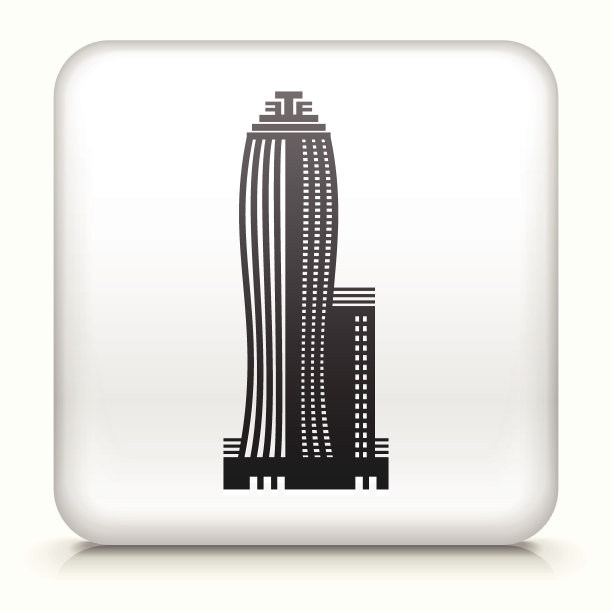 版税免费矢量图标按钮摩天大楼图标图片下载