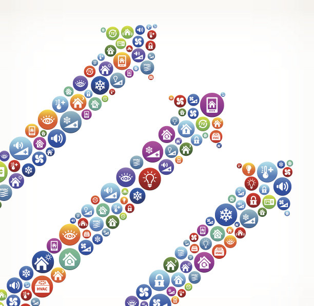 美元签名家庭自动化和安全矢量图形图片下载