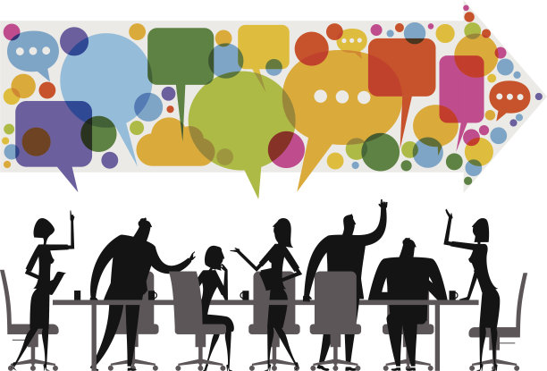 会议矢量图图片下载