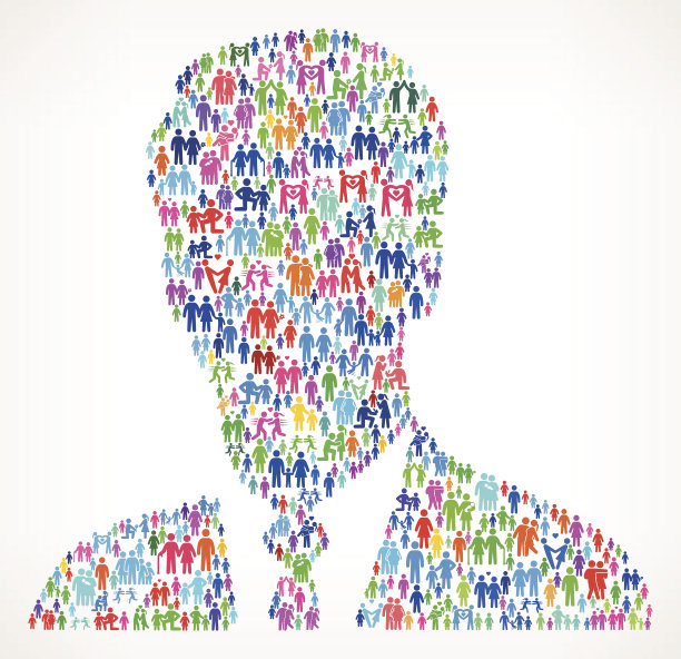 商人向量家庭模式背景图片下载