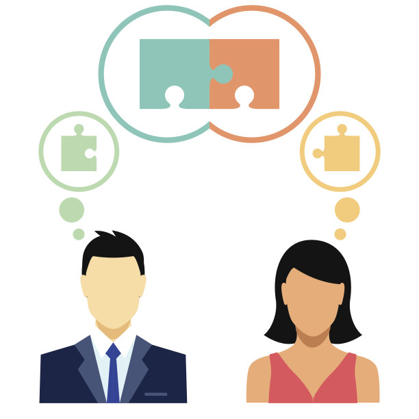 一起解决难题-向量图片下载