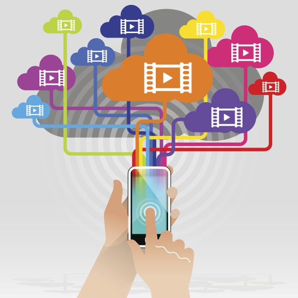 智能手机云流媒体图片下载