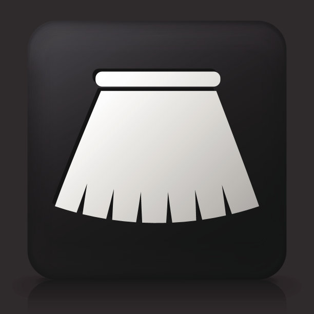 黑色方形纽扣与裙子图片下载