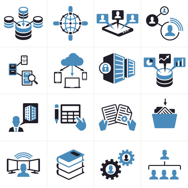 商业技术图标和符号图片下载