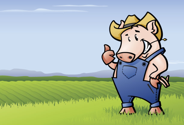 猪的农民图片下载