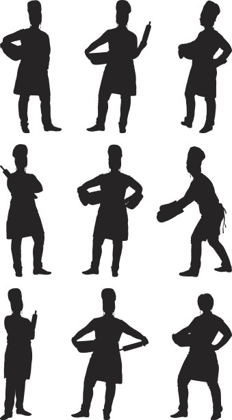 女厨师烘焙师图片下载