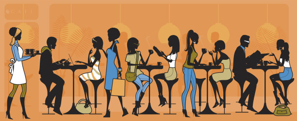 很酷的咖啡馆图片下载