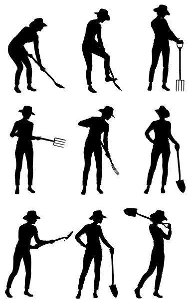 你好，女牛仔农场伙伴图片下载