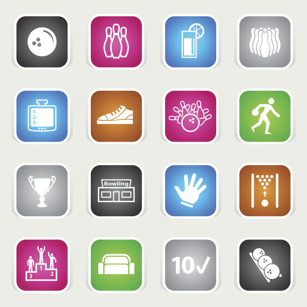 多色图标-保龄球图片下载