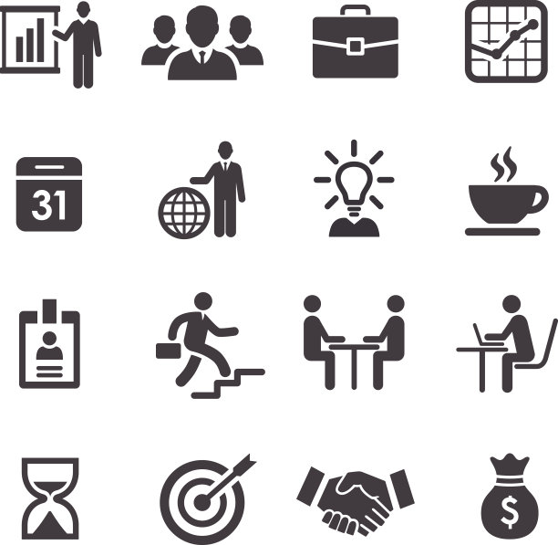 业务和工作流图标-顶点系列图片下载