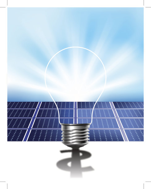 可再生能源-太阳能电池板图片下载