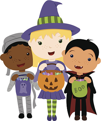 不给糖就捣蛋三人组图片下载