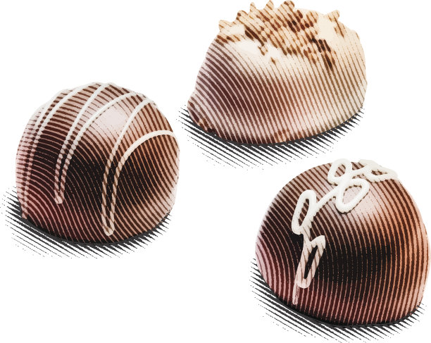 白色上的巧克力图片下载