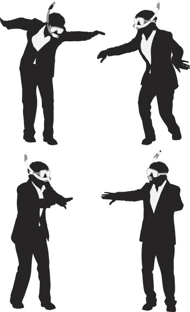 多张商人浮潜的照片图片下载