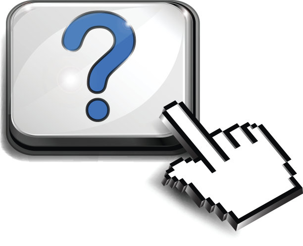 电脑指针在|问号键上图片下载