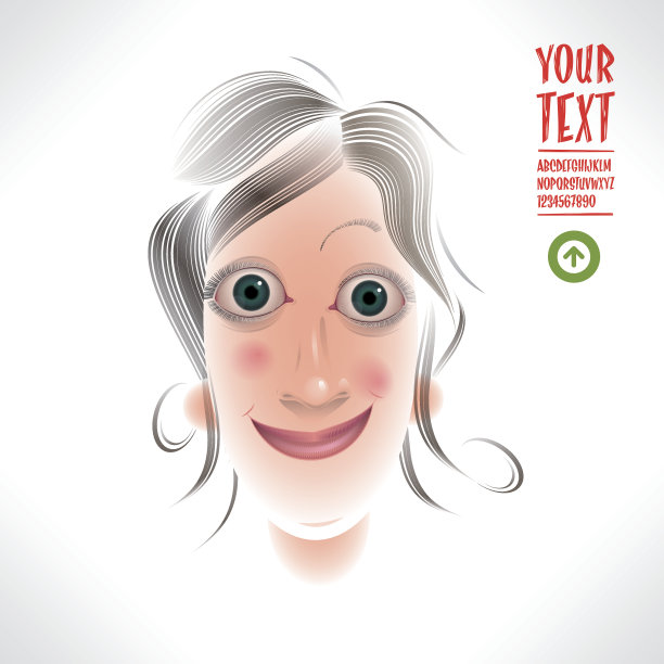 可爱的女士漫画图片下载