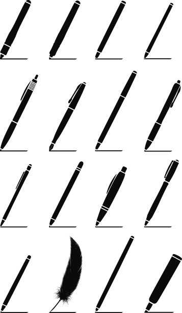 笔轮廓图片下载