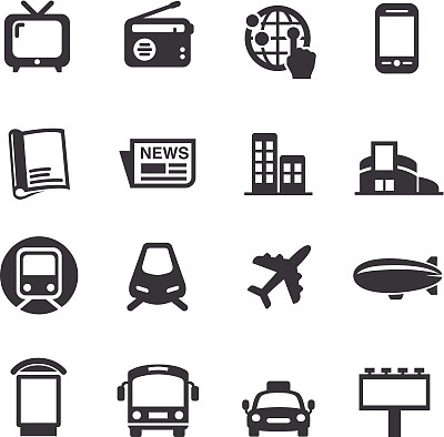 广告媒体图标-顶点系列图片下载