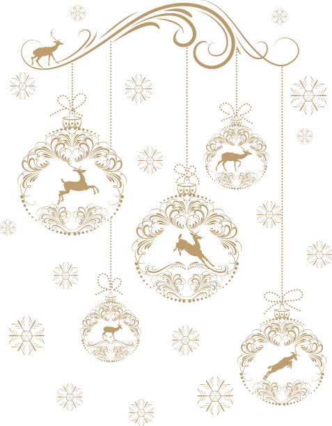 驯鹿饰品图片下载