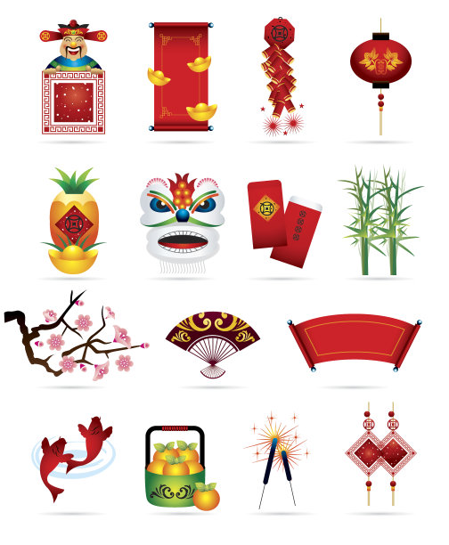 中国节日图标图片下载