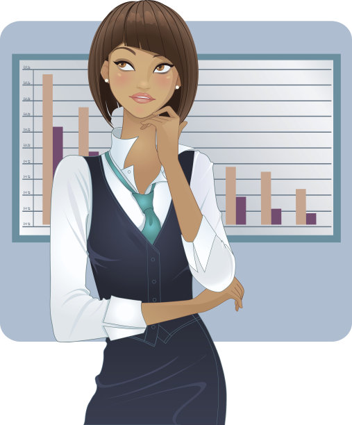 女商人看起来很担心图片下载