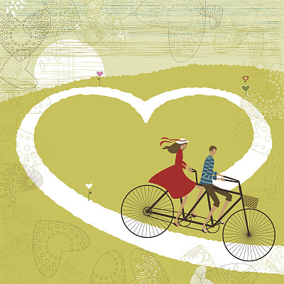 情人节爱的道路素材图片