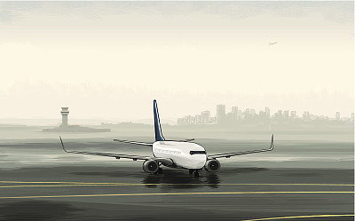 飞机机场图片下载