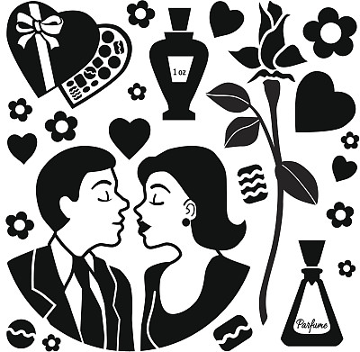 情人节设计元素图片下载