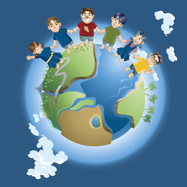 孩子和全球图片下载