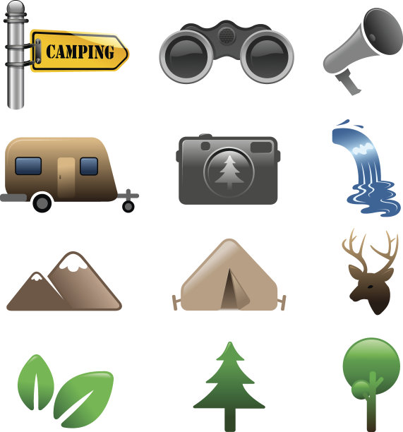 徒步旅行的象征图片下载