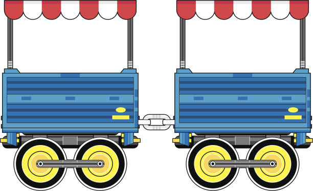 卡通火车车厢图片下载