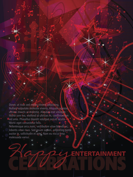 娱乐音乐背景与复制空间图片下载