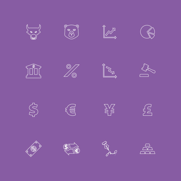 金融的图标图片下载