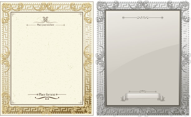 华丽的证书图片下载