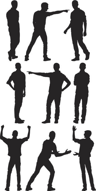 多幅人们打手势的图像图片下载