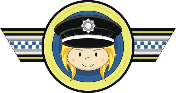 英国女警官徽章图片下载