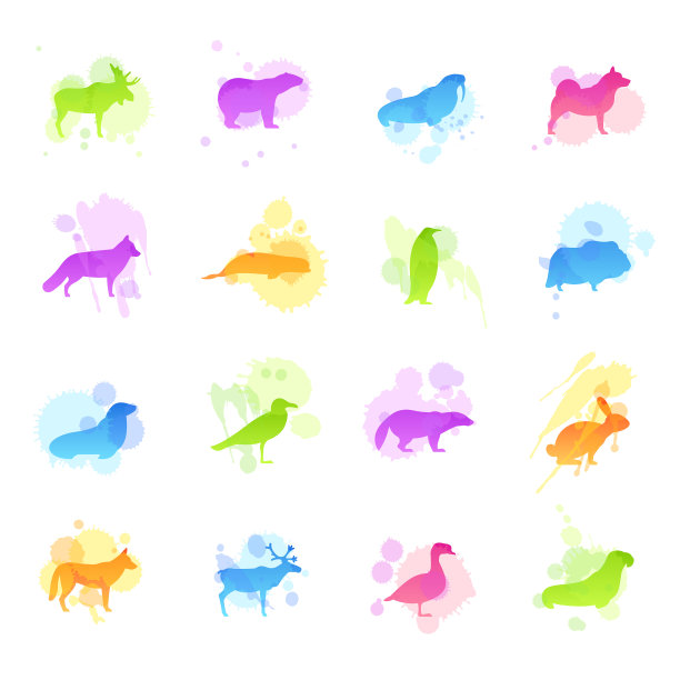 污点图标-极地动物图片下载