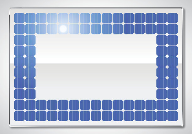 太阳能电池板招牌图片下载