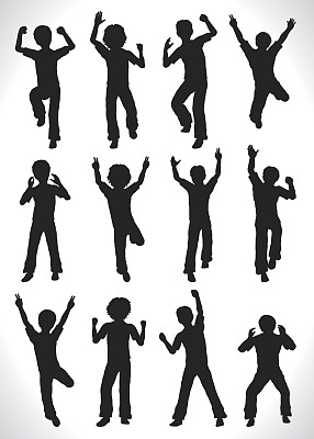 孩子们欢呼[男孩]图片下载