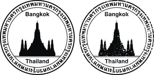 泰国的护照盖章图片下载