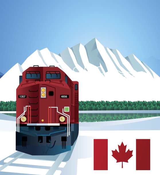 红色的火车图片下载