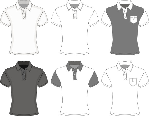 男士短袖polo衫图片下载