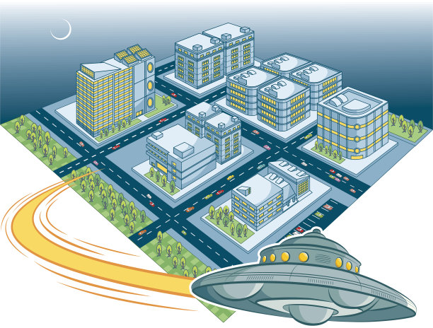 城市中的游客图片下载