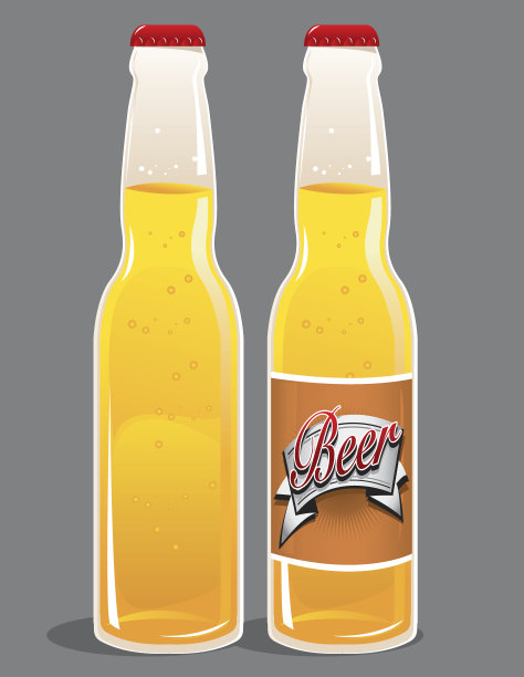 啤酒和标签图片下载