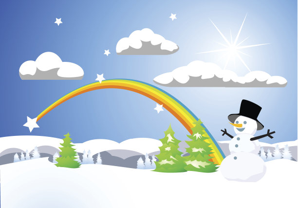 快乐的雪人图片下载