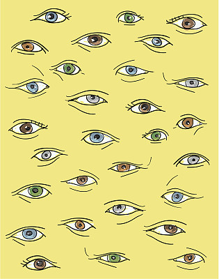 黄色背景下的图案全帧拍摄图片下载