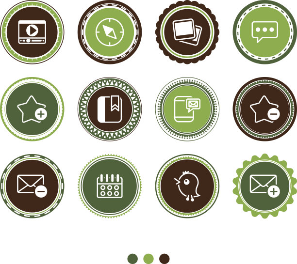 社交媒体图标图片下载