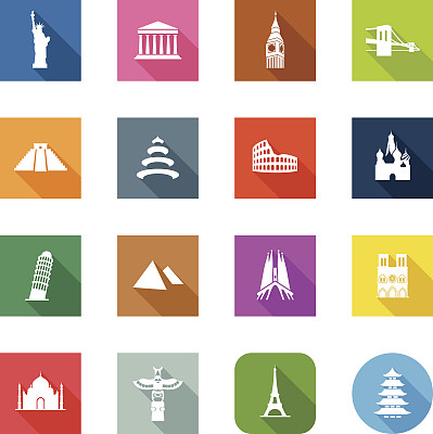 平面图标-旅行图片下载