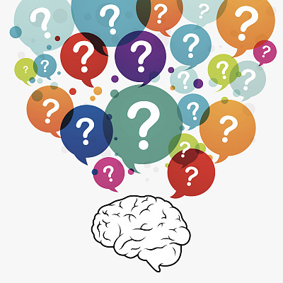 质疑的大脑图片下载