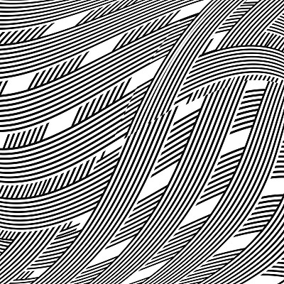 抽象的黑白波浪条纹图案背景图片下载